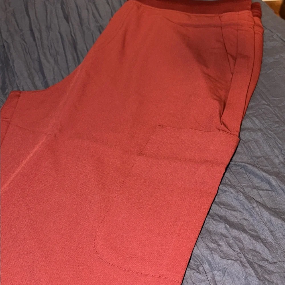 Mandala Men’s Cargo Pants in Rust Red